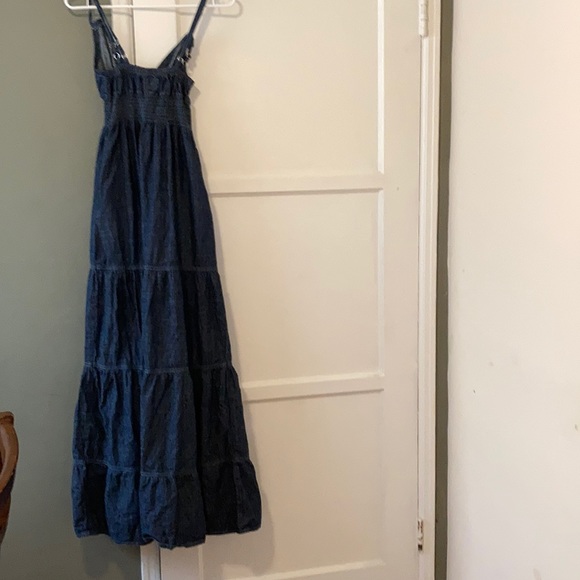 Blue Asphalt Navy Blue Tiered Maxi Dress - Picture 14 of 16